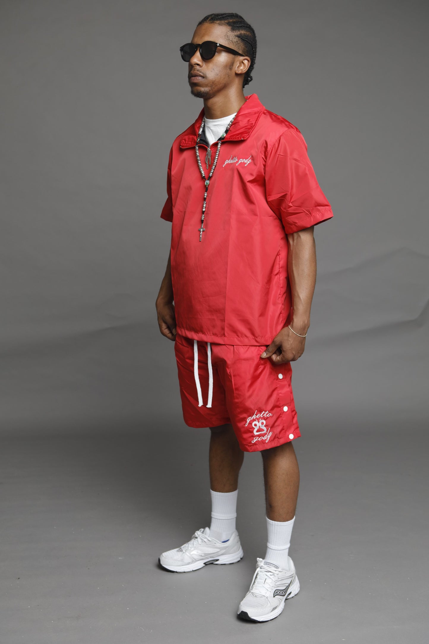 Windbreaker Shorts Set