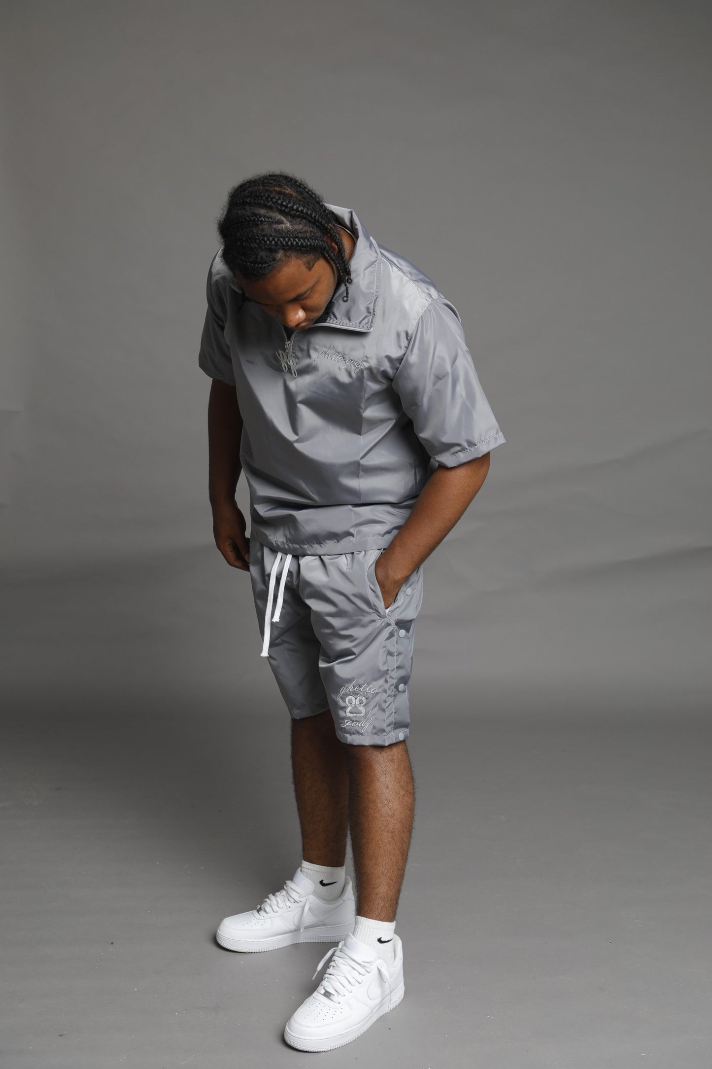 Windbreaker Shorts Set