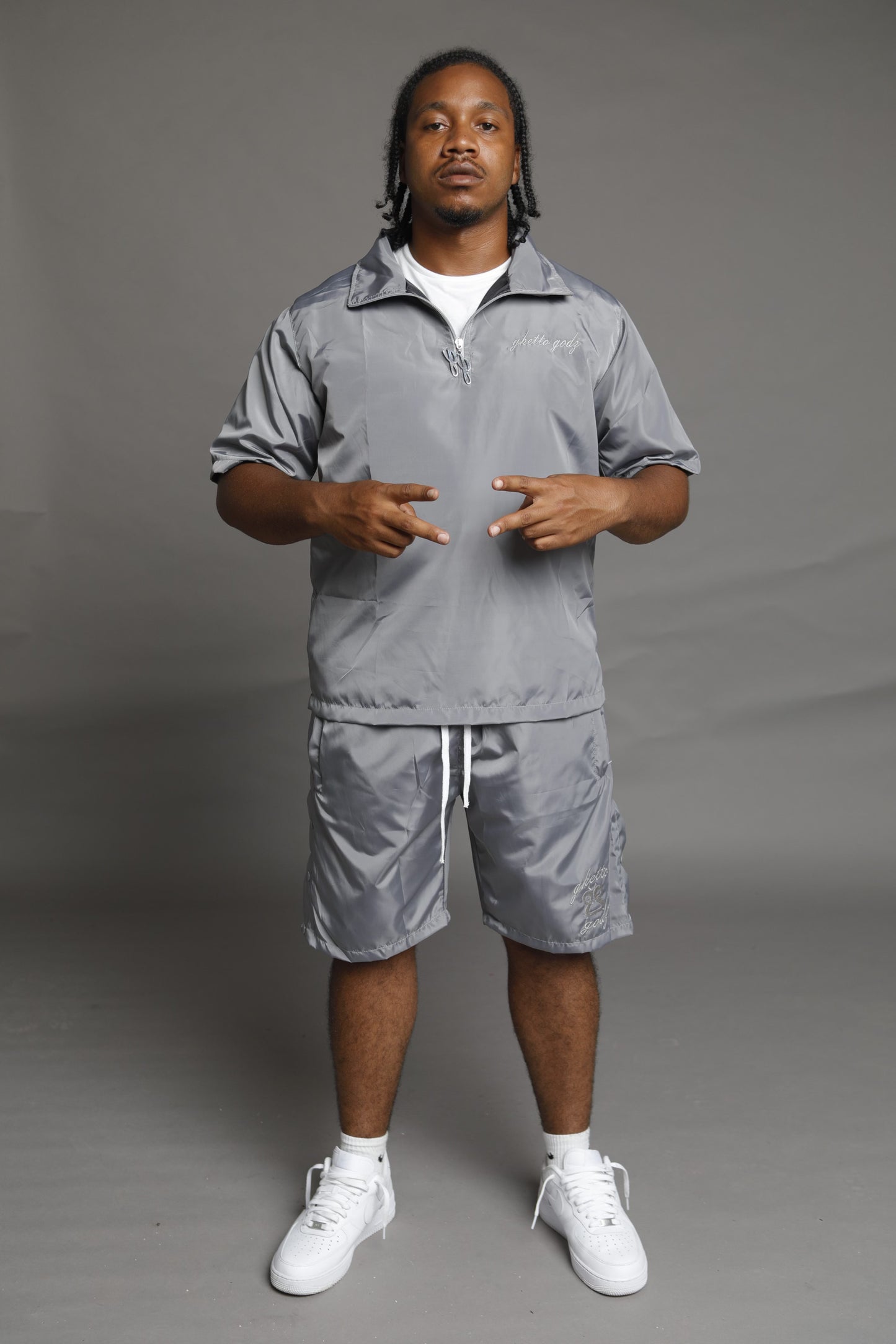 Windbreaker Shorts Set